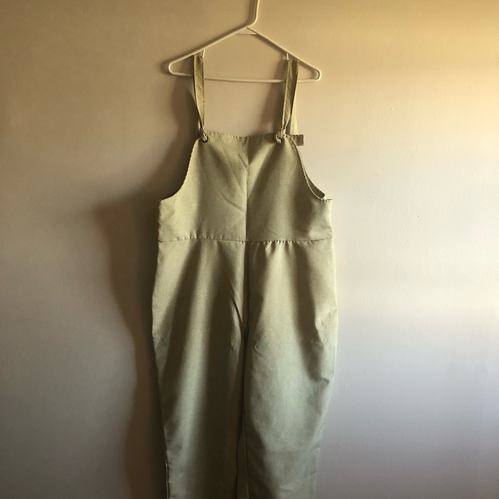 One piece women’s cotton blend jumpsuit size L